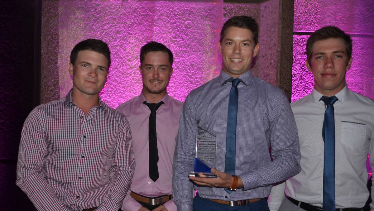 GOOD RESULT: The Start Construction and Hire team took out the service excellence award (trades sector) and sustainability in business award. Photo: Derek Barry