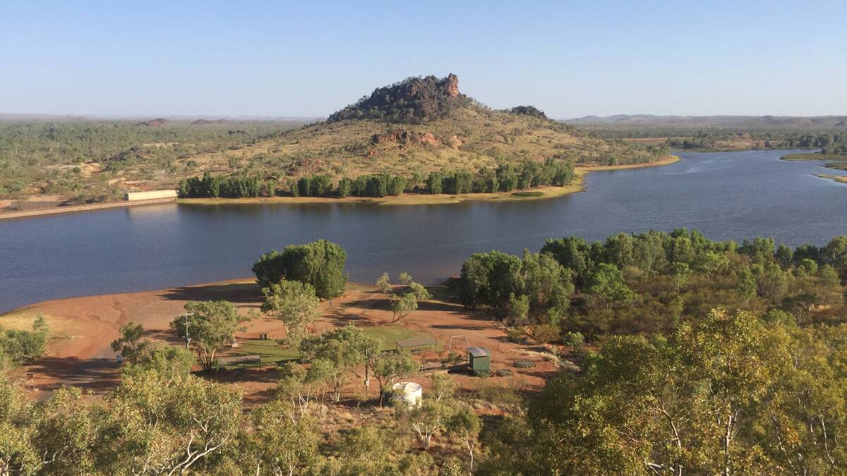 POSTCARD PERFECT: Chinaman Creek and Mt Leviathan looking lovely in the late afternoon Cloncurry sunshine. Photo: Derek Barry