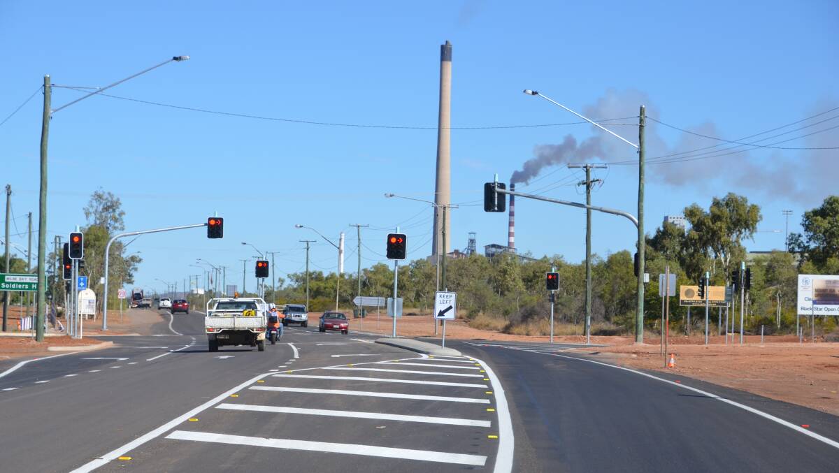 New traffic lights are now operational at the corner of Barkly Hwy and Milne Bay Rd.