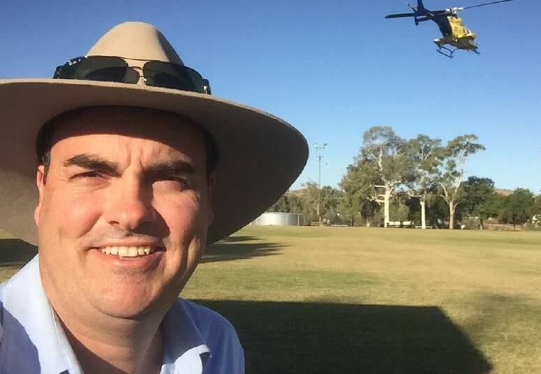 NEW PARTY: Jason Costigan, seen here in a selfie on a visit to Mount Isa. Photo:supplied.