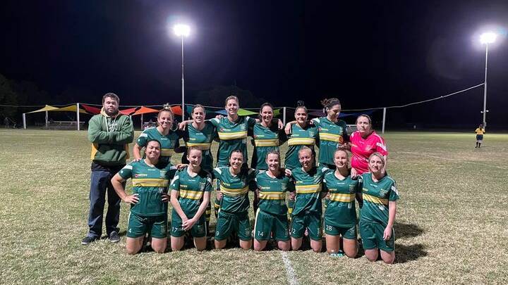The Isaroos are the first side to book their spot in the women's football grand final in Mount Isa on the weekend after next.