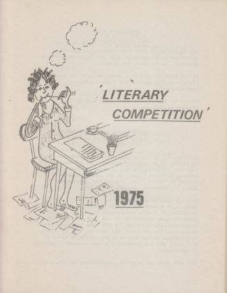 North West Star literary competition 1975.