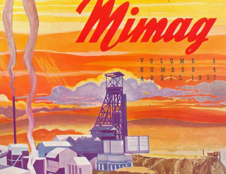 The final Mine to Market cover harked back to a Mimag cover from 1952.