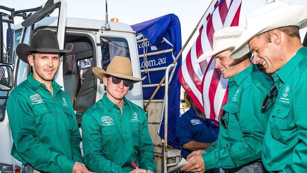 THEY'RE BACK: The American team seen here in 2018 will be back for the International challenge at Mount Isa Mines Rodeo. Photo: supplied.