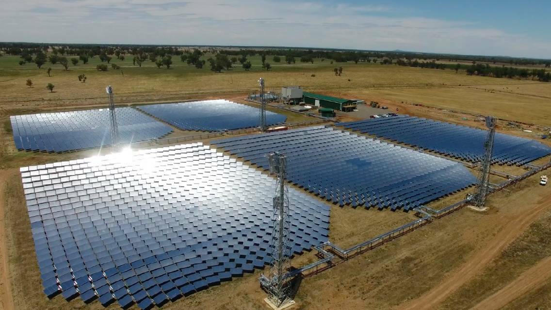 Mount Isa's proposed solar plant would be similar to the Vast Solar pilot plant in Jemalong, NSW. Photo supplied.