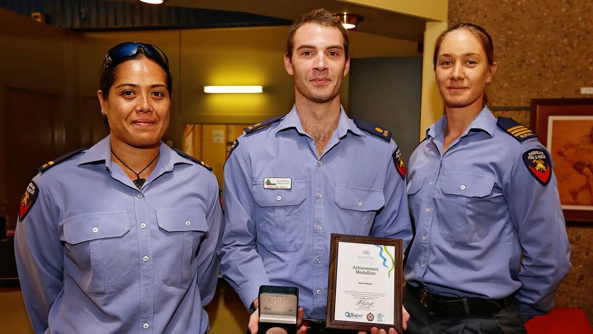 Previous award winners at Mount Isa Australia Day celebrations.