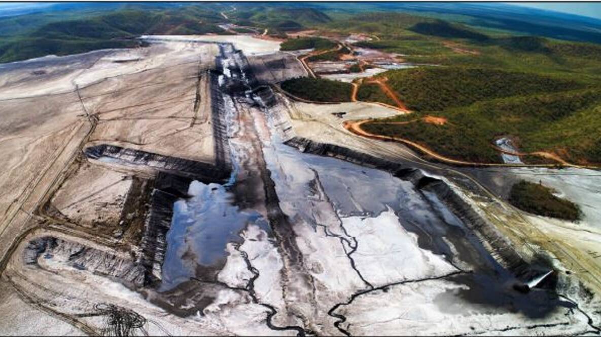 IMPROVISATION: New Century mine relies on hydraulic mining to get the zinc from the old mine's tailings. Photo: supplied
