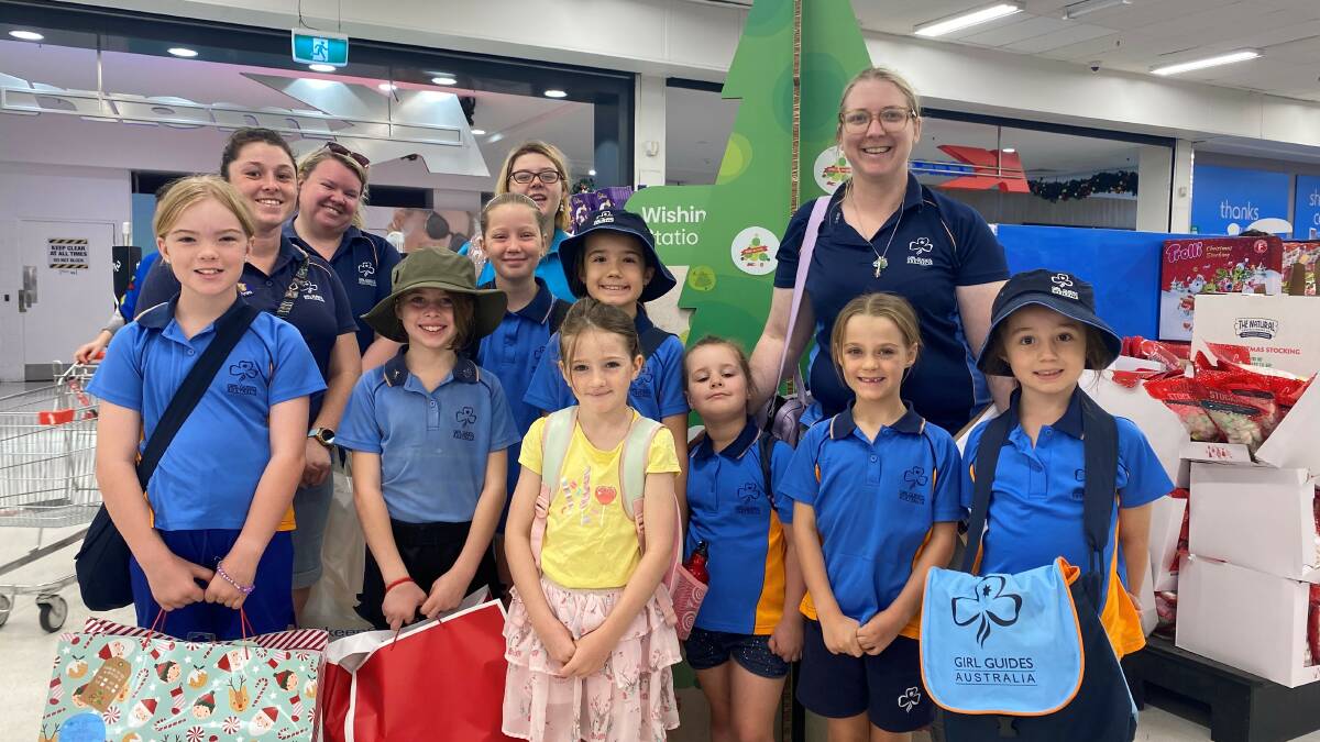 The Mount Isa junior Girl Guides took a trip to Kmart, to choose and donate gifts to those less fortunate through the Wishing Tree appeal.