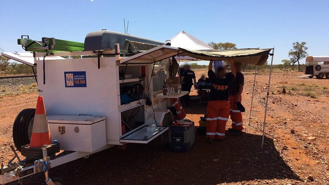 SES crewed an operations centre during the search.