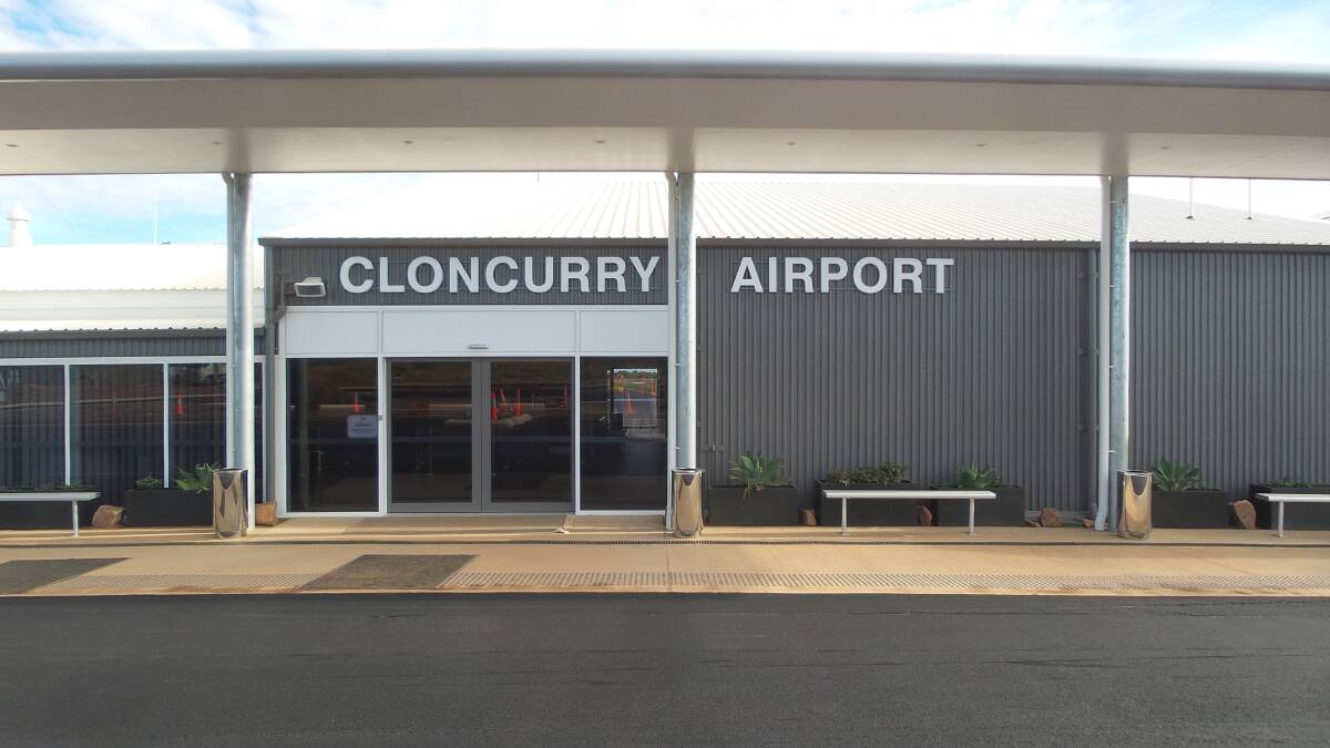 The Cloncurry Airport terminal will be officially opened on Tuesday.
