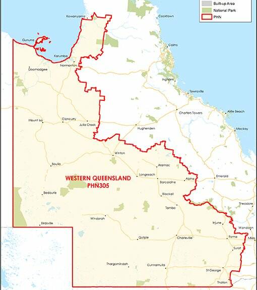 The WQPHN is the 4th largest PHN making up more than 55% of Queensland’s total land mass.