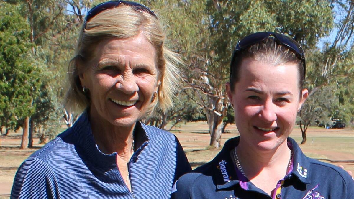 Liz Jakeman and Kirra White won the stableford on the weekend.