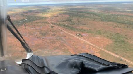 The Mount Isa-based RACQ LifeFlight Rescue helicopter crew has located a missing man in the McKinlay region. Photo: RACQ Lifeflight.