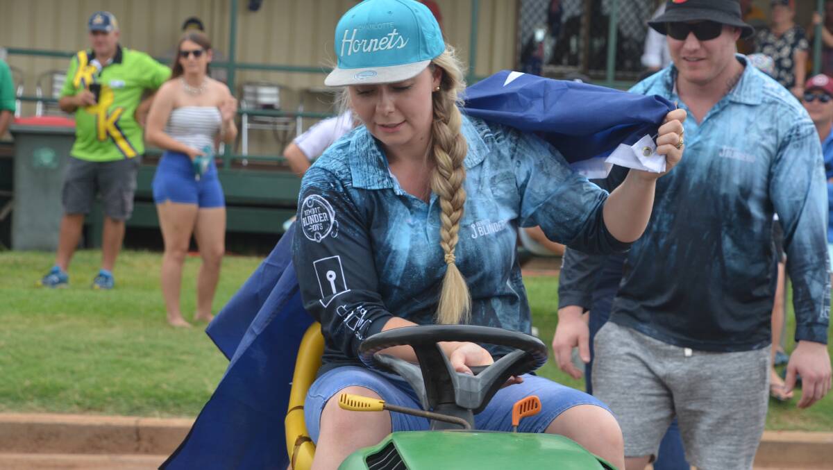 START YOUR ENGINES: The annual lawnmower racing competition will be a highlight of Camooweal's Australia Day festivities on January 26.