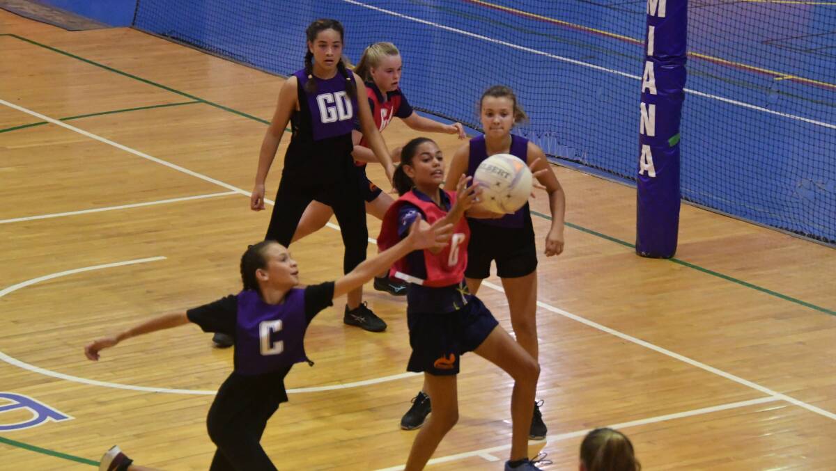 Netball action in Mount Isa for Waitangi Day.