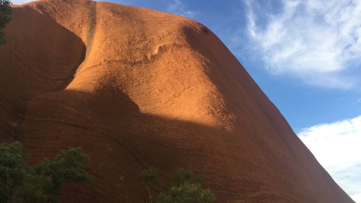 A postcard from Uluru from editor Derek Barry now pleased to be back on deck in Mount Isa.