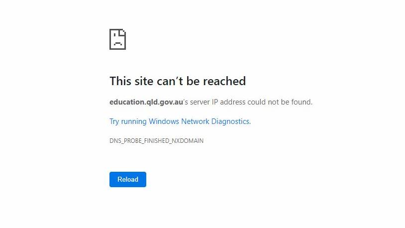Learn from home site crashes on first day back at Qld schools