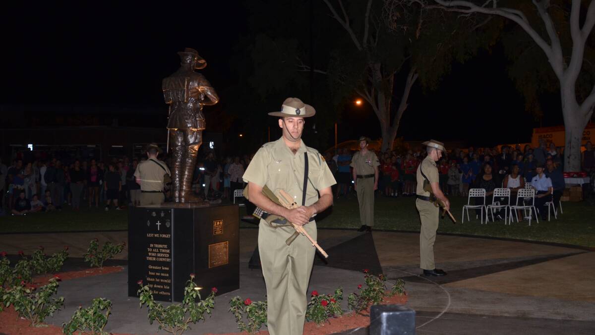 Mount Isa hosts an Anzac Day dawn service at 6am.