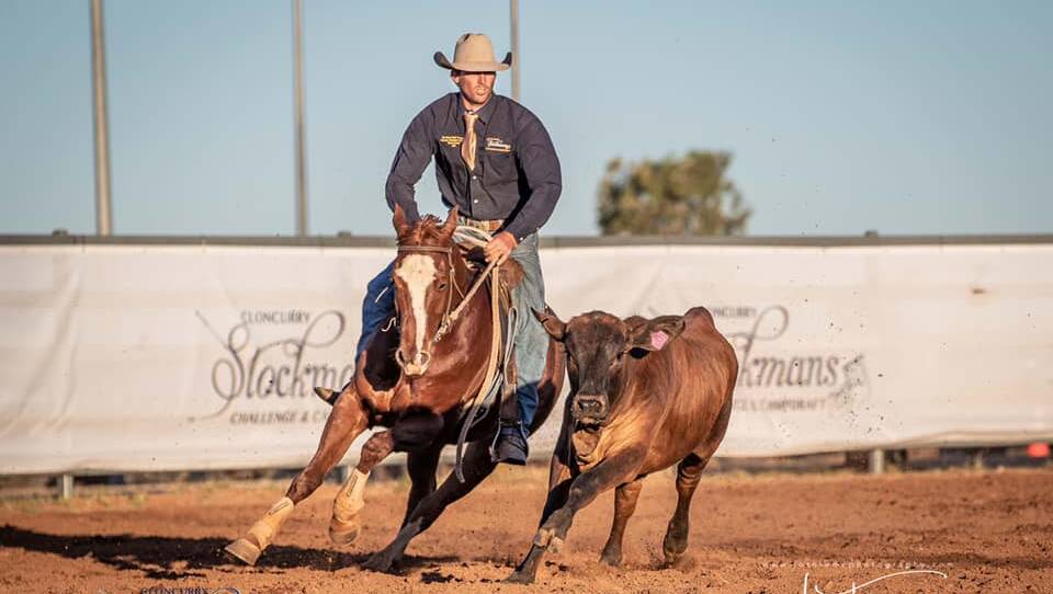 Jon Templeton has taken up where he left off in 2014 and 2017 and has taken out his third Cloncurry Stockmans Challenge.Photo: Jo Thieme Photography 