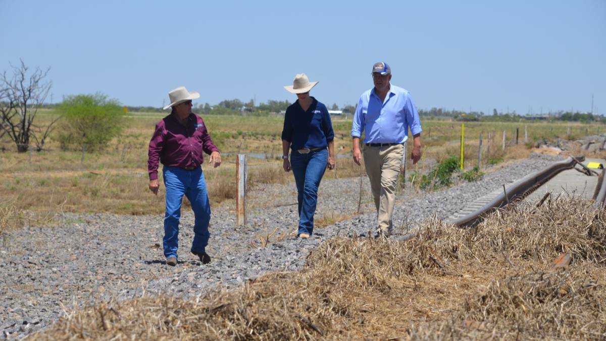 Richmond Mayor John Wharton and McKinlay Mayor Belinda Murphy (seen here with PM Scott Morrison) are two of the four mayors who have signed off the Carcass Management Disposal Plan.