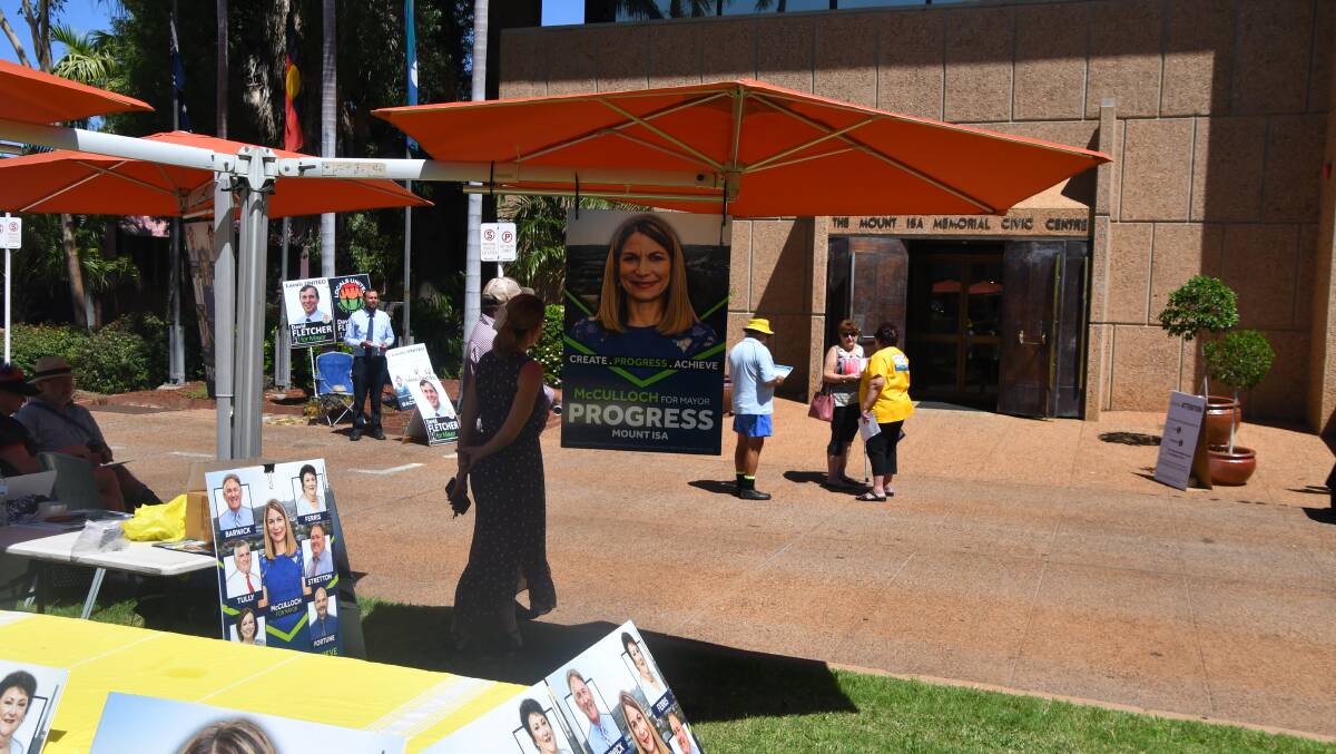 The Mount Isa City Council pre-poll centre is now open at the Civic Centre.