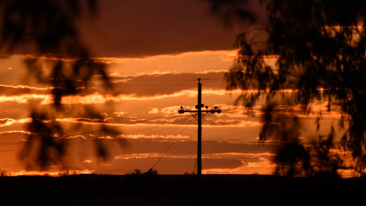 Another colourful Simpson Desert sunset.