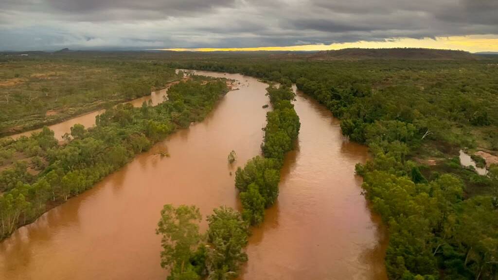 Robert Mathieson took this great photo of a full Cloncurry River.