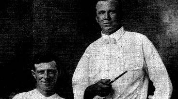 John Campbell Miles (left) with D.S. McGillivray.