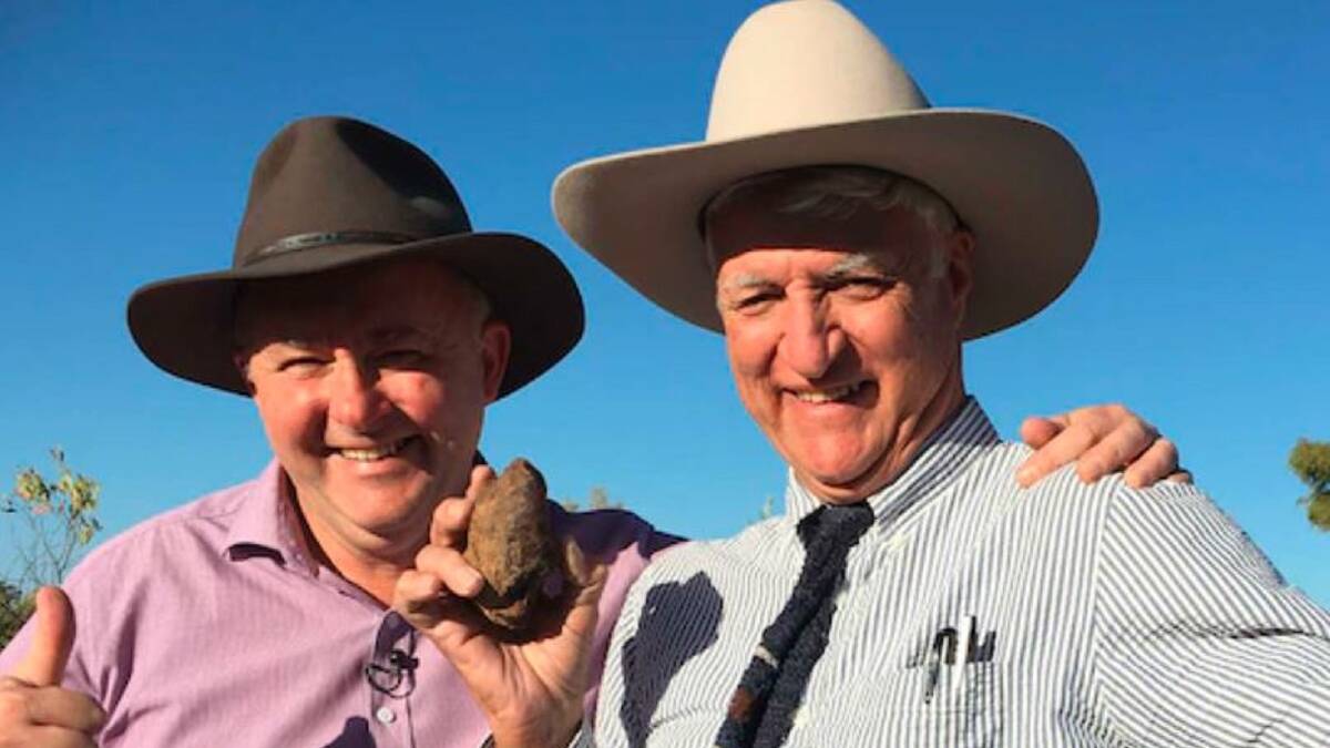 It was a good weekend for Labor leader Anthony Albanese and Bob Katter. Photo: supplied.