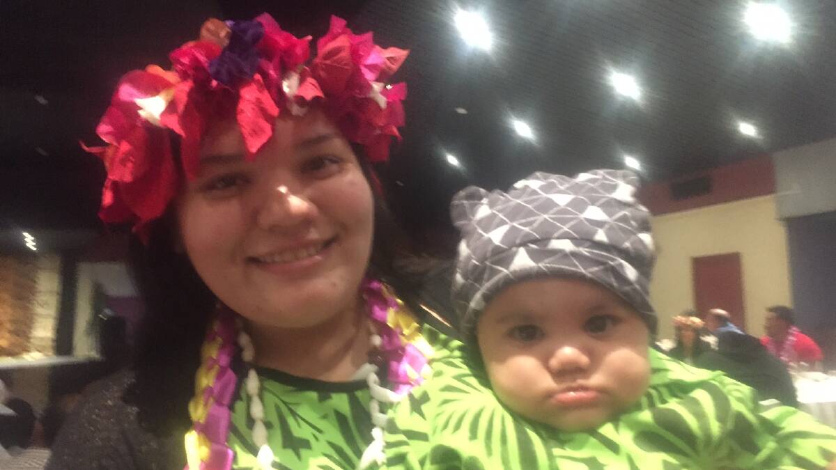 Young and old dressed up for Mount Isa's Polynesian night.
