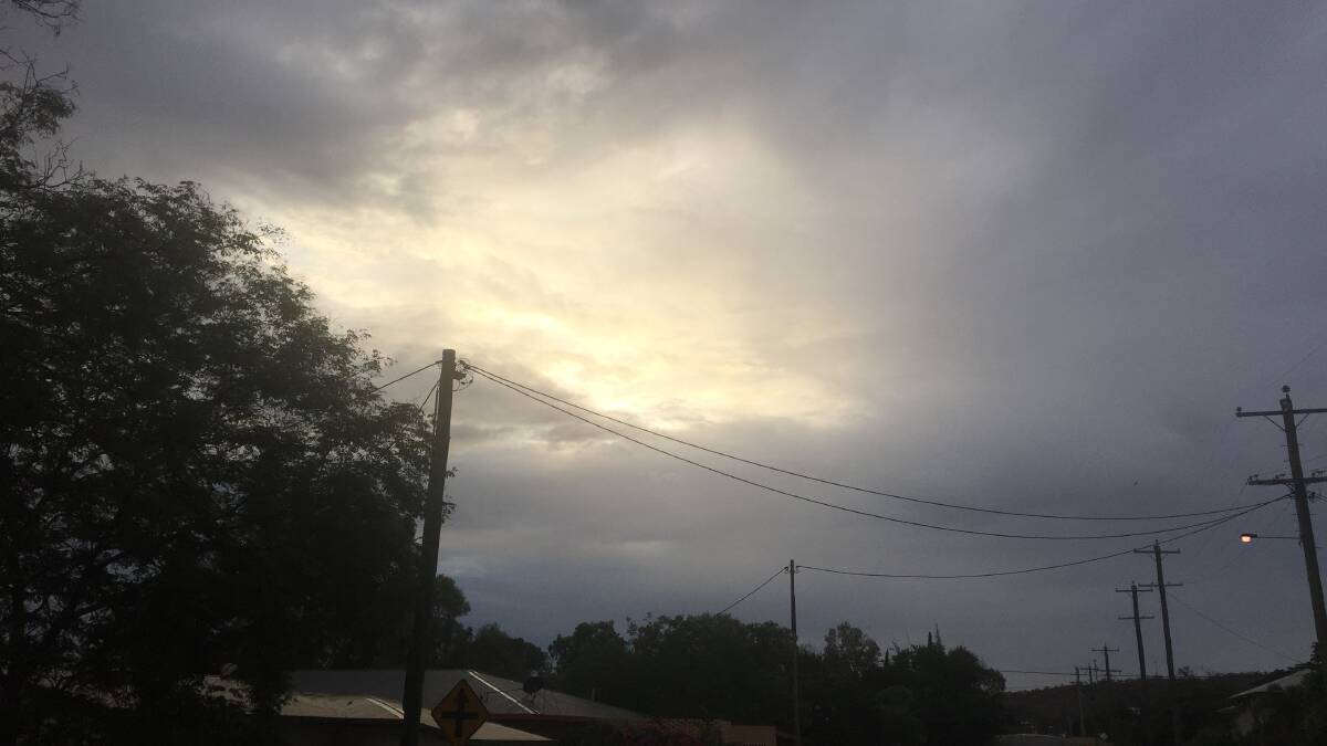 A cloudy start to Saturday in Mount Isa.
