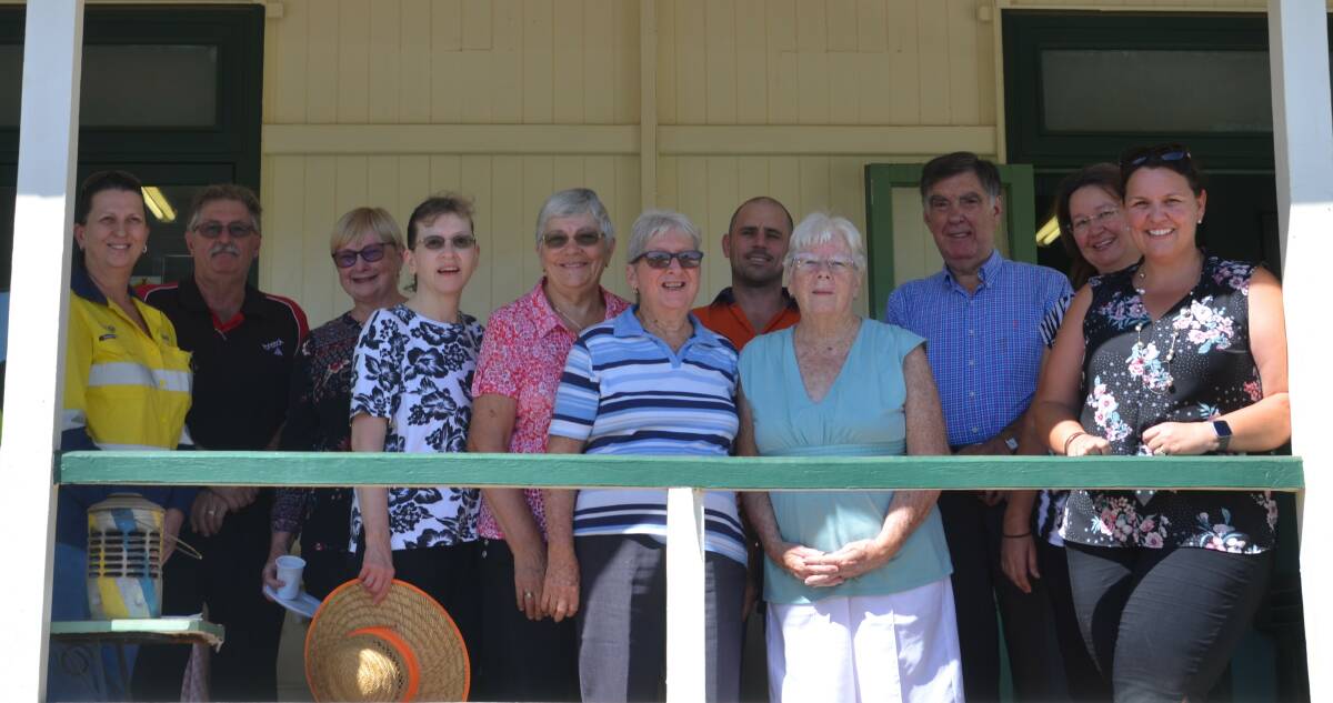 TOURIST READY: Underground Museum committee members and supporters at Thursday's morning tea.