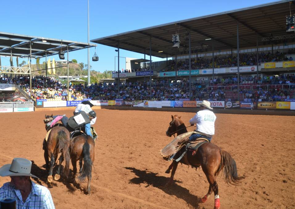 TOP CLASS: This year's Diamond anniversary Mount Isa Rodeo was the largest yet. Photo: Derek Barry