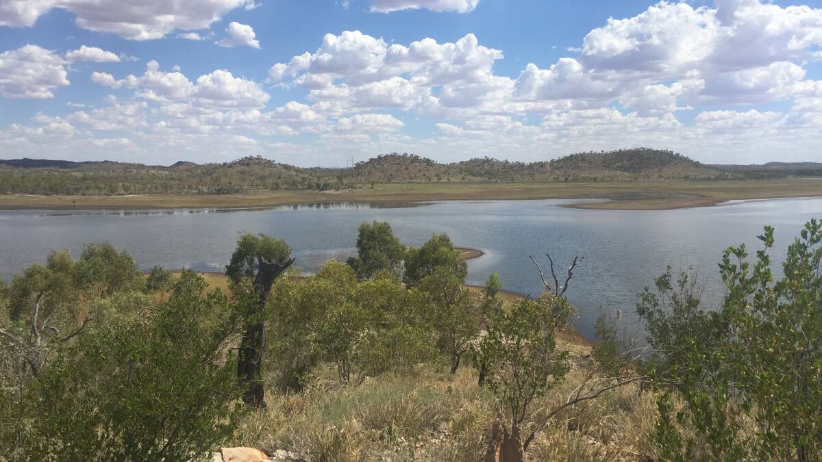 Sunday was another hot but dry day at Lake Moondarra. Photo: Derek Barry