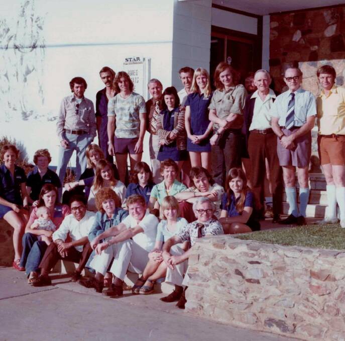 NWS staff in the 1980s. See the text for the names that Barry Pringle (standing right) could remember. Can you help with the rest?