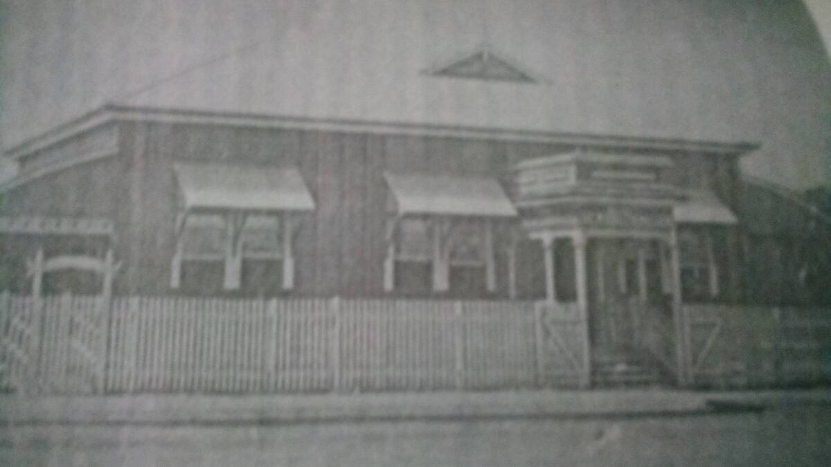 The Bank of New South Wales in Cloncurry 1932. Illustration from the book Six Keys.