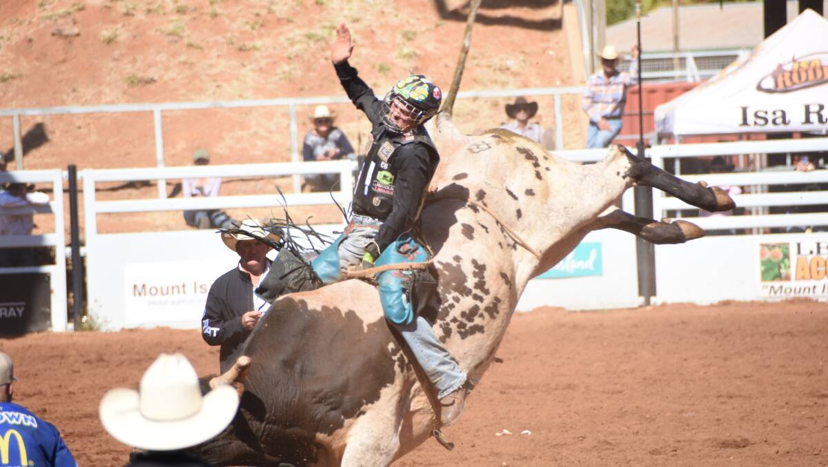 BEST IN CLASS: Roy Dunn's winning performance on Blossom at Mount Isa on Sunday. Photo: Lydia Lynch