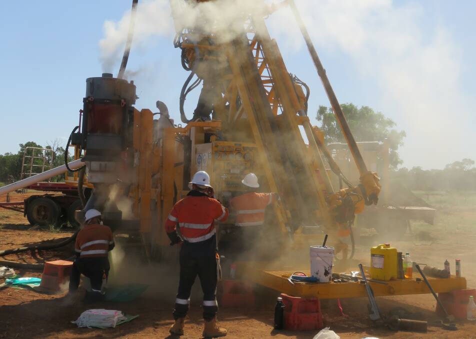 Minotaur conduct test drilling at the Eloise Joint Venture south of Cloncurry.