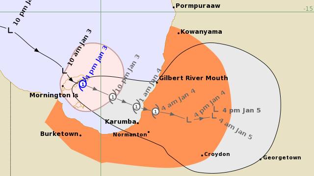Gulf storm now upgraded to Tropical Cyclone Imogen