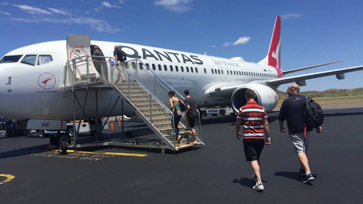 Qantas used their opening statement to the airline hearing to say there were reasons why it was it more expensive to fly from Brisbane to Mount Isa than to Melbourne.