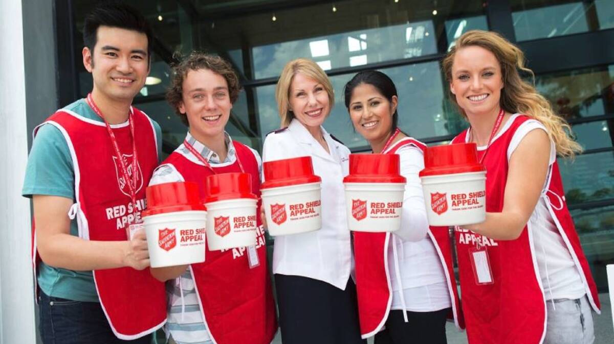 LEND A HAND: The Salvos are looking for support for their annual Red Shield Appeal.