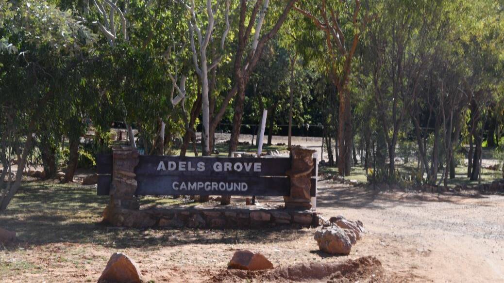 The entrance to Adels Grove.