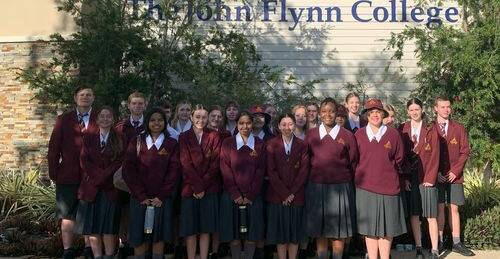 Students stayed at JCU's John Flynn College.