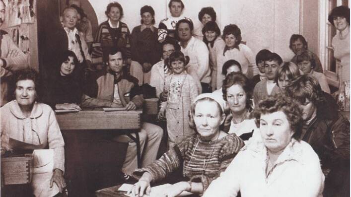 BEGINNING: The first meeting of the Mount Isa Leukaemia Support Group in 1978. Kath Swift (front centre), Karma Ormonde (front right).
