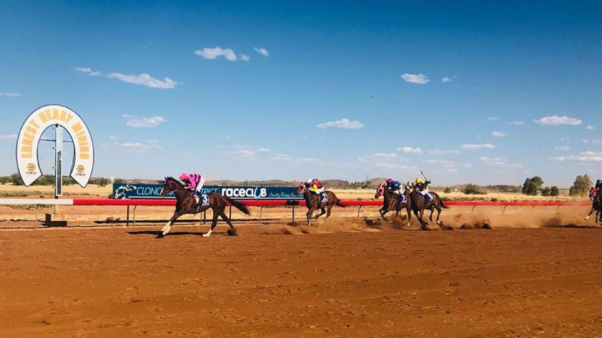 Loud Enough wins the Brodie Hardware Cloncurry Cup Open Handicap. Photo: Cloncurry Race Club