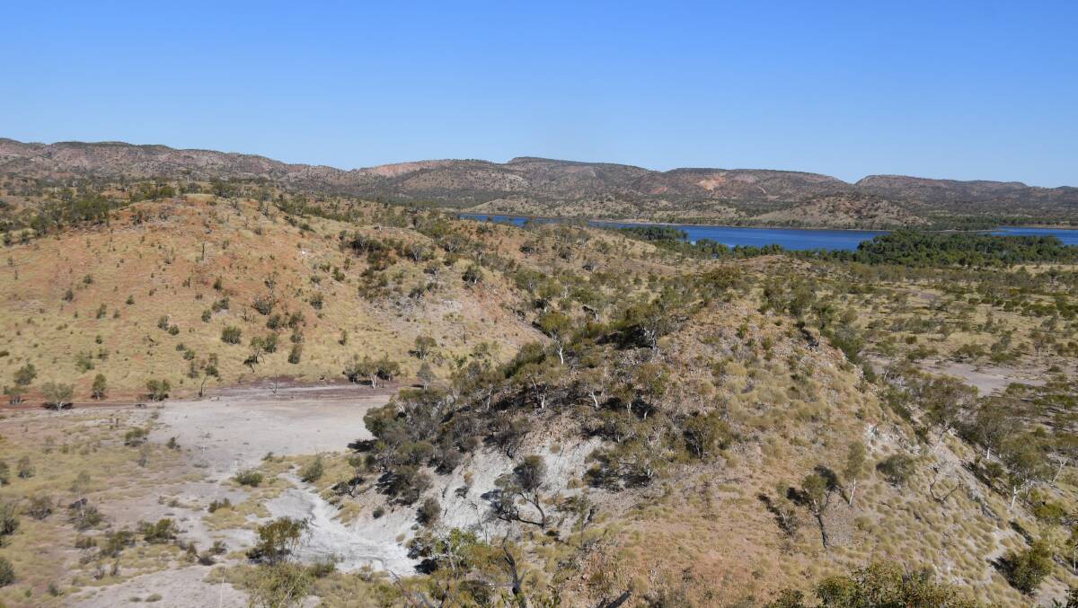 A different view of Lake Moondarra from one of the hills on the western side of the Lake.