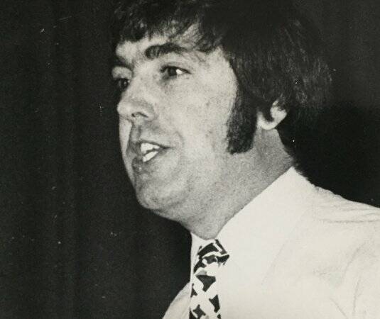 A young Tony McGrady was first elected to council in 1973.