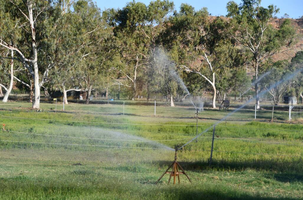 The sprinklers have been in high demand after a series of hot days set to end Thursday.