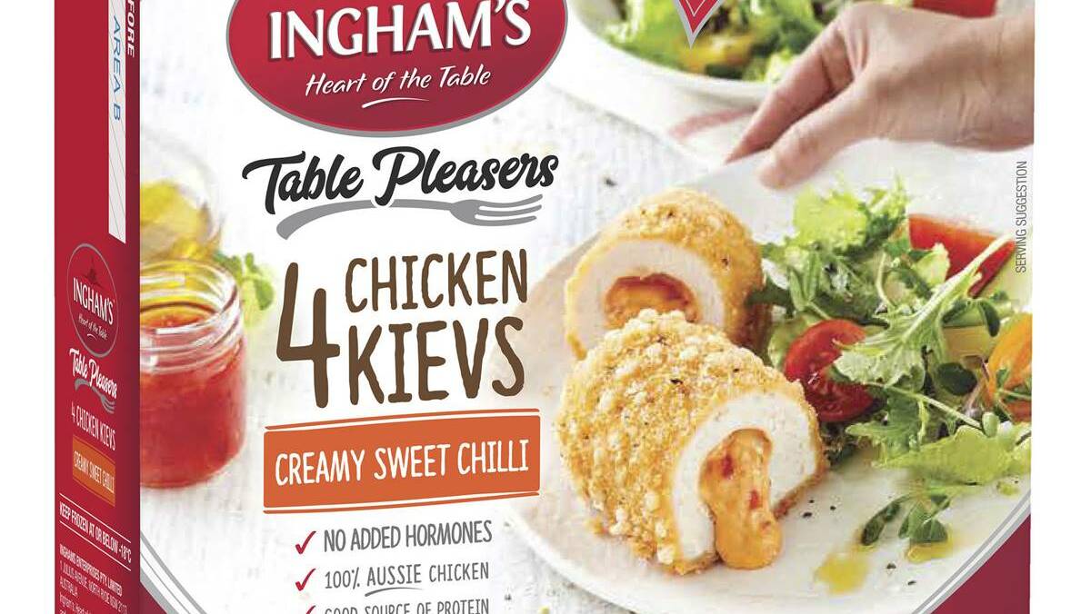 Inghams issue sweet chilli chicken Kiev recall