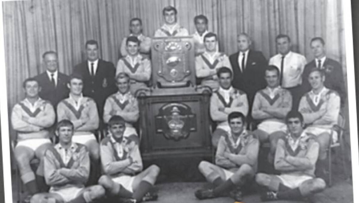HISTORY MAKERS: The original 1969 Mighty Miners who won the first Foley Shield for Mount Isa.